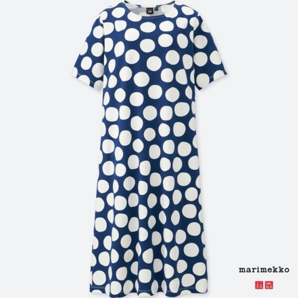 Marimekko Uniqlo Polka Dot Dress L